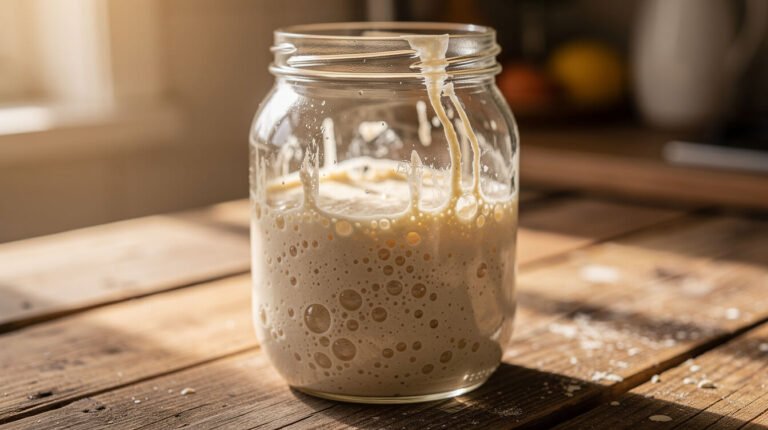 how to make sourdough bread starter from scratch