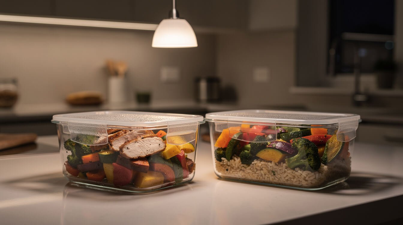 leftovers packed for lunch the next day