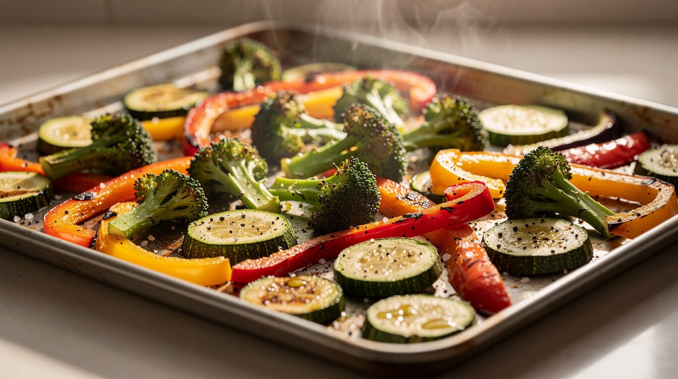roasted vegetable side dish for two