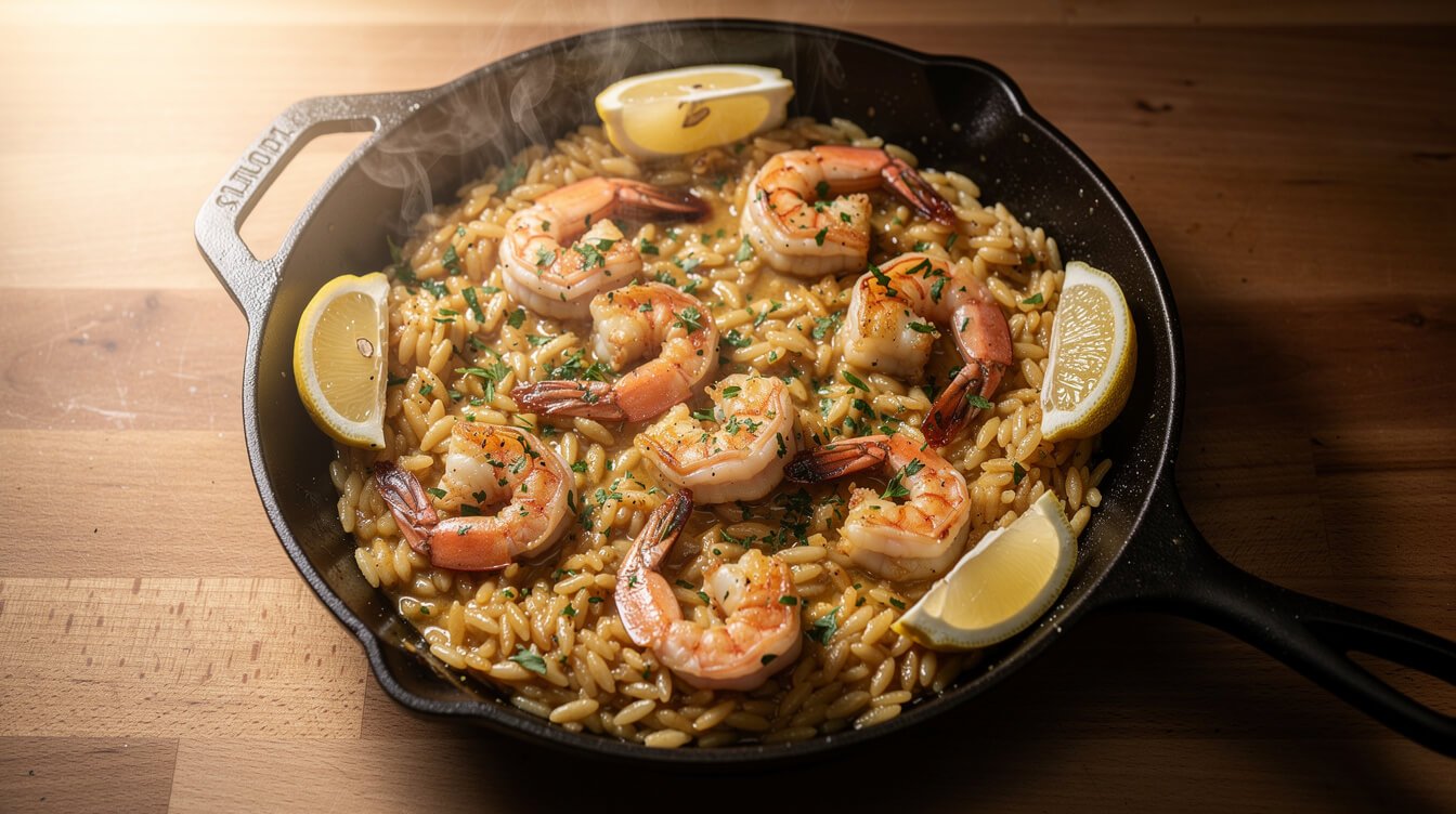 one-pan dinner for two on a stovetop