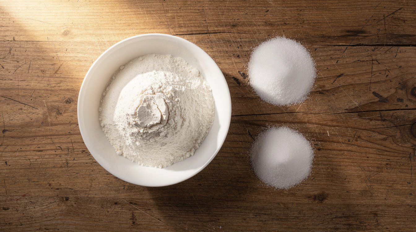 ingredients for homemade pizza dough without yeast