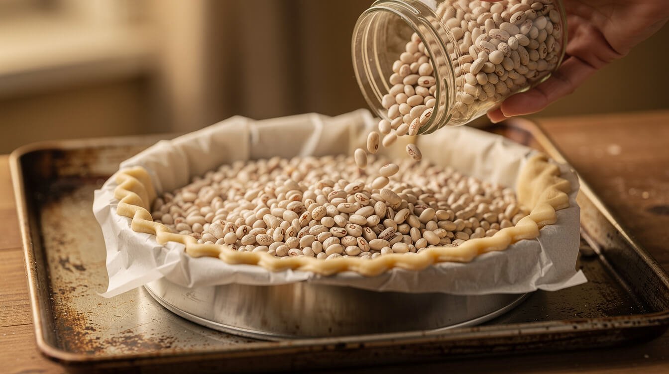 blind bake a pie crust