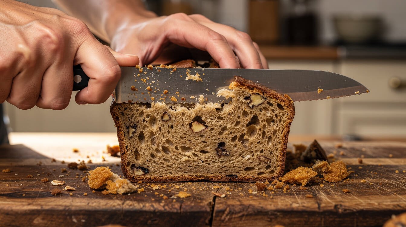 how to fix dense banana bread