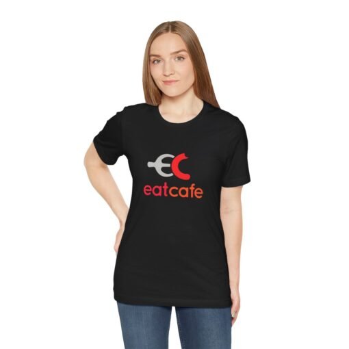eat cafe logo t-shirt
