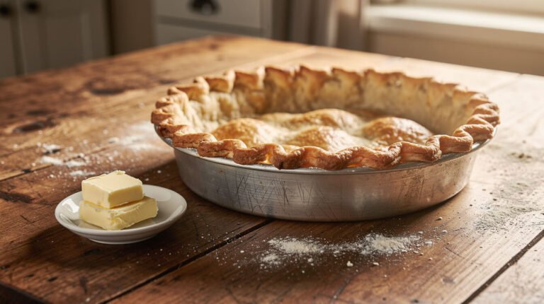 recipe for pie crust made with butter