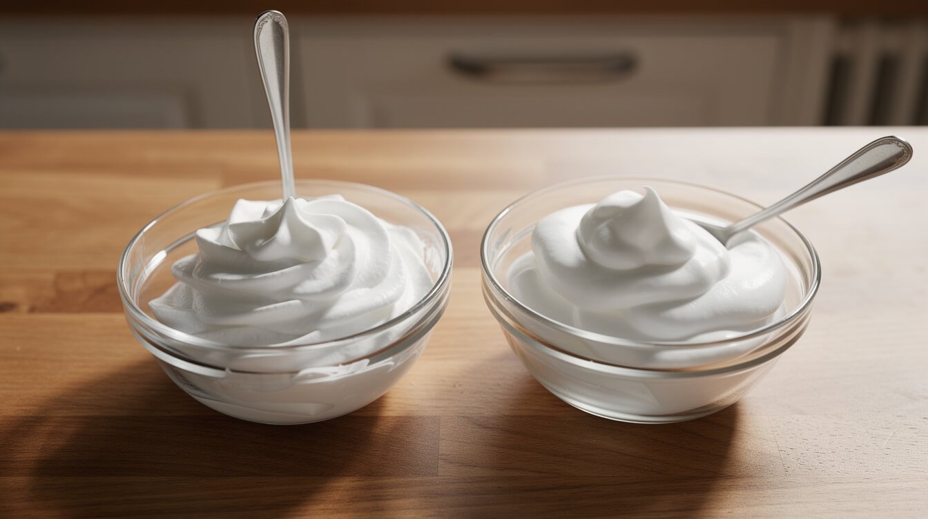 difference between whipping cream and heavy cream